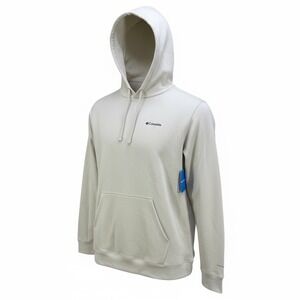 Columbia Graphic Hoodie Mens 2X Large‎ Light Beige Sweatshirt Hooded New